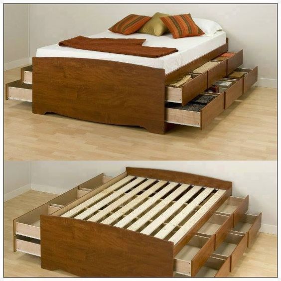 posteľ s úložným priestorom